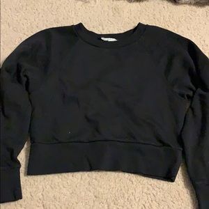 Black Crop Sweater